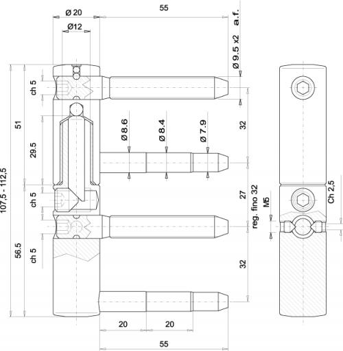 kliknite pre väčší obrázok závesy 3D Exacta 20mm